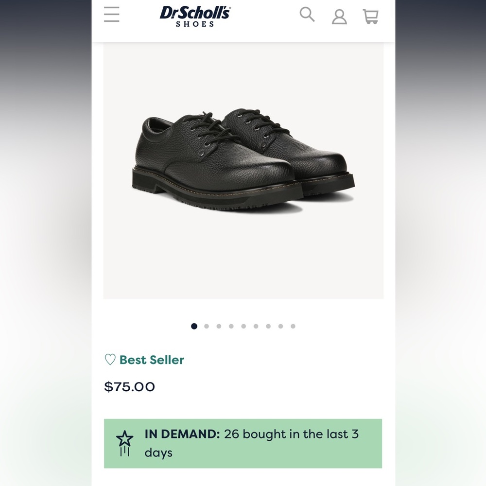 Dr.Scholl’s Men's Harrington II Slip Resistant Oxford